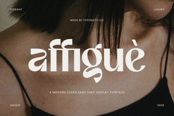Affigue: A Luxury Sans Serif Font for Small Business Branding