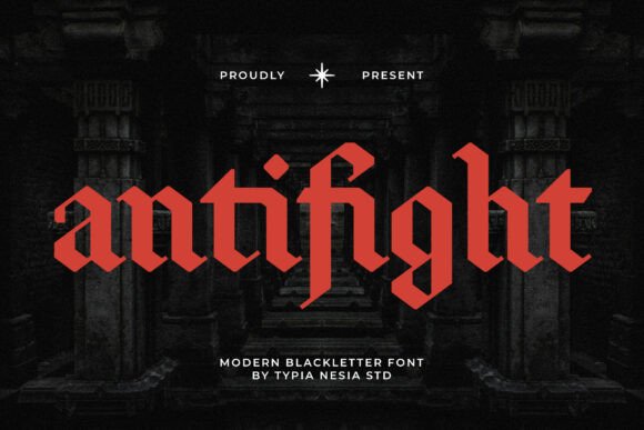 Antifight: A Bold Blackletter Font That Elevates Your Brand