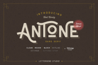 Antone Family: A Versatile Sans Serif Typeface for Real Branding Work