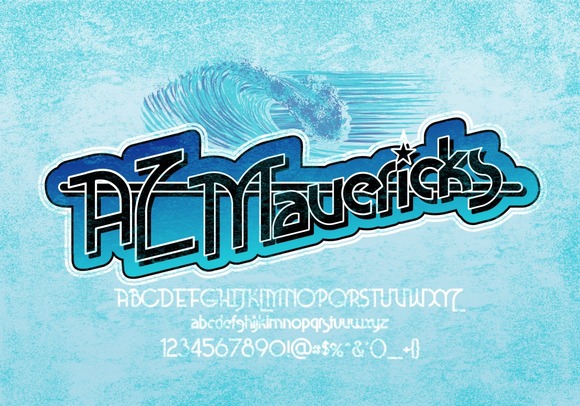 AZ Mavericks: A Slab Serif Font That Anchors Retro Energy in Modern Campaigns