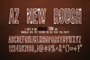 AZ New Rough: A Retro Sans Serif Display Font for Digital Branding
