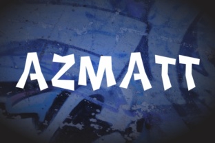 Azmatt: A Decorative Typeface That Commands Attention