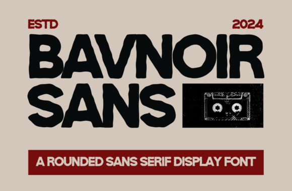 Bavnoir: A Playful, Bold Sans Serif Font That Makes Your Brand Instantly Memorable