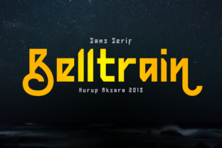 Belltrain: A Retro-Vintage Sans Serif Font for Handmade Charm
