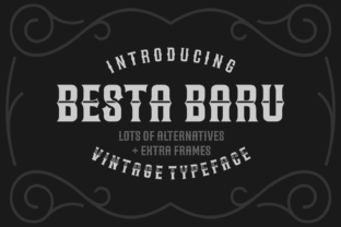Besta Baru: A Bold Blackletter Typeface for Standout Web Headlines