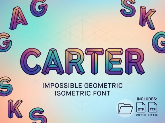 Carter: A Decorative Font That Commands Attention