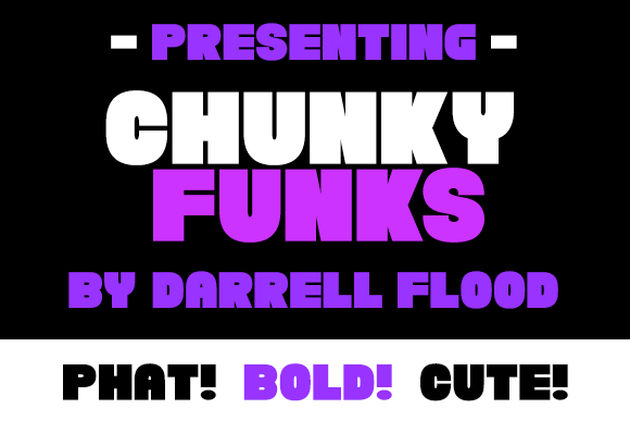 Chunky Funks: A Bold Slab Serif Font for Digital Impact
