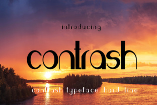 Contrash: A Retro Sans Serif Font for Handmade Brands