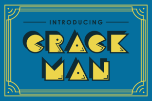Crack Man: A Playful Display Typeface for Editorial Charm