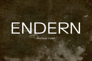 Endern: A Bold Serif Font That Builds Trust and Recognition