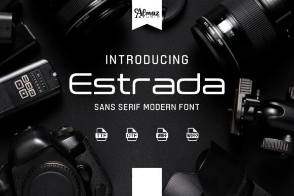 Estrada: A Bold, Expressive Display Typeface for Modern Branding