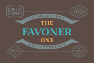 Favoner One: A Timeless Serif for Real Small Business Branding