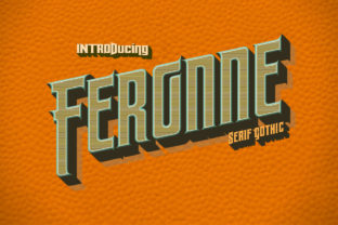 Feronne Family: A Bold, Retro-Modern Typeface for Small Business Branding