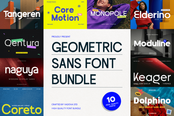 Geometric Sans Bundle: A Modern Sans Serif Font for Digital Clarity