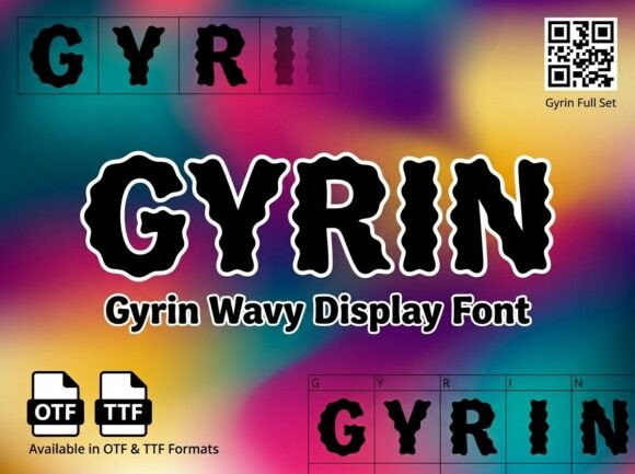 Gyrin: A Decorative Font That Strengthens Your Brand Identity