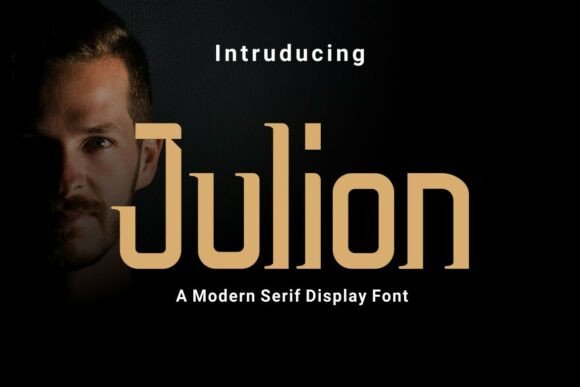 Julion: A Modern Serif Display Font for Editorial Impact