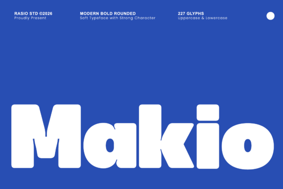 Makio: A Friendly, Bold Sans Serif for Editorial Warmth