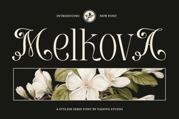 Melkova: A Refined Serif Font for Timeless Brand Identity