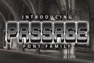 Passage: A Retro 3D Font That Elevates Real Small Business Branding