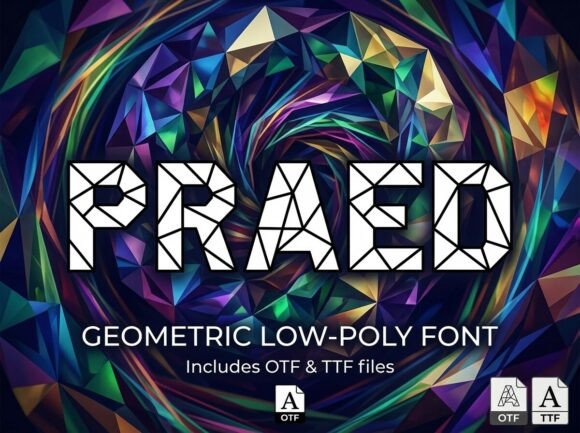 Praed: A Display Typeface That Cuts Through the Feed