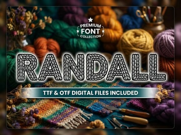 Randall: A Decorative Display Font That Commands Attention