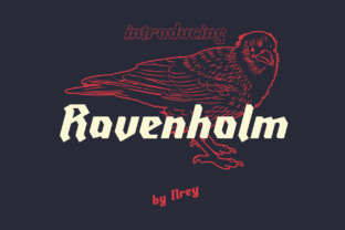 Ravenholm Slant: A Bold Blackletter Font for Digital Branding