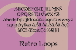 Retro Loops: A Playful, Purposeful Display Typeface