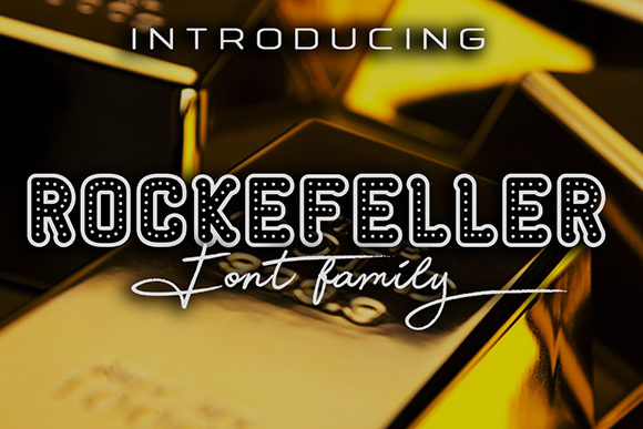Rockefeller Family Font: A Retro Display Typeface for Digital Branding