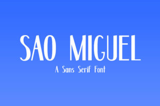 Sao Miguel: A Retro-Inspired Sans Serif Font for Digital Design