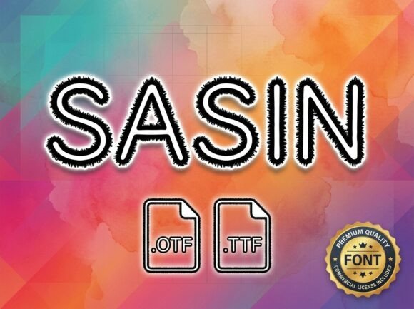 Sasin: A Decorative Display Font That Elevates Real Branding