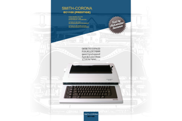 Smith-Corona EC1100 Prestige: A Slab Serif That Makes Your Brand Feel Thoughtful