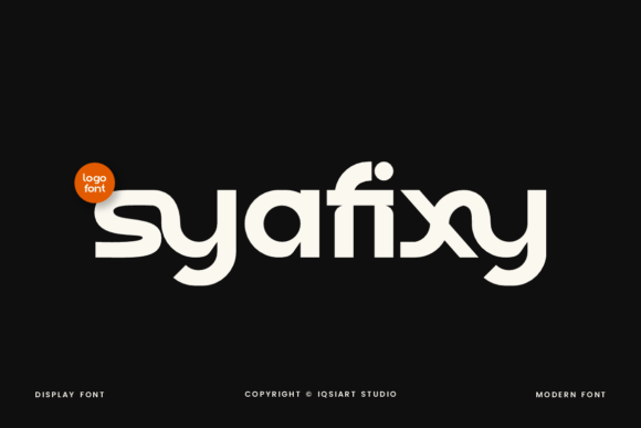 Syafixy: A Bold Sans Serif Display Typeface for Digital Design