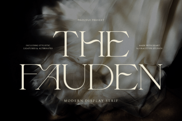 The Fauden: A Display Serif for Editorial Elegance