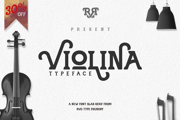 Violina: A Slab Serif Font That Anchors Vintage Charm in Modern Campaigns