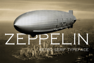Zeppelin: A Vintage Serif Font That Anchors Retro Branding